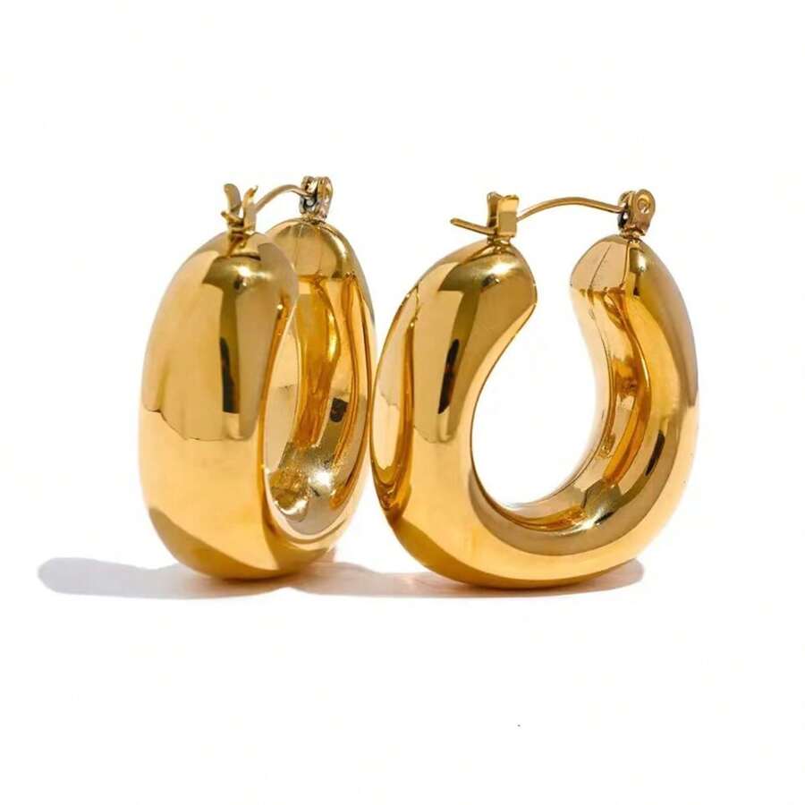 Bold Arc Chunky Earrings