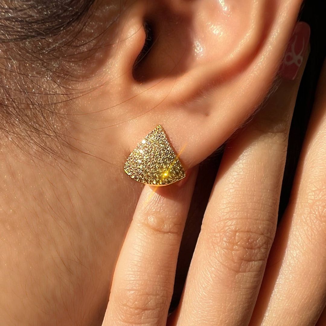 Luminary Diamond Gold Earrings