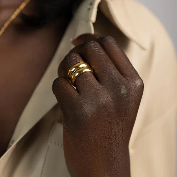 Chunky Double-Band Ring