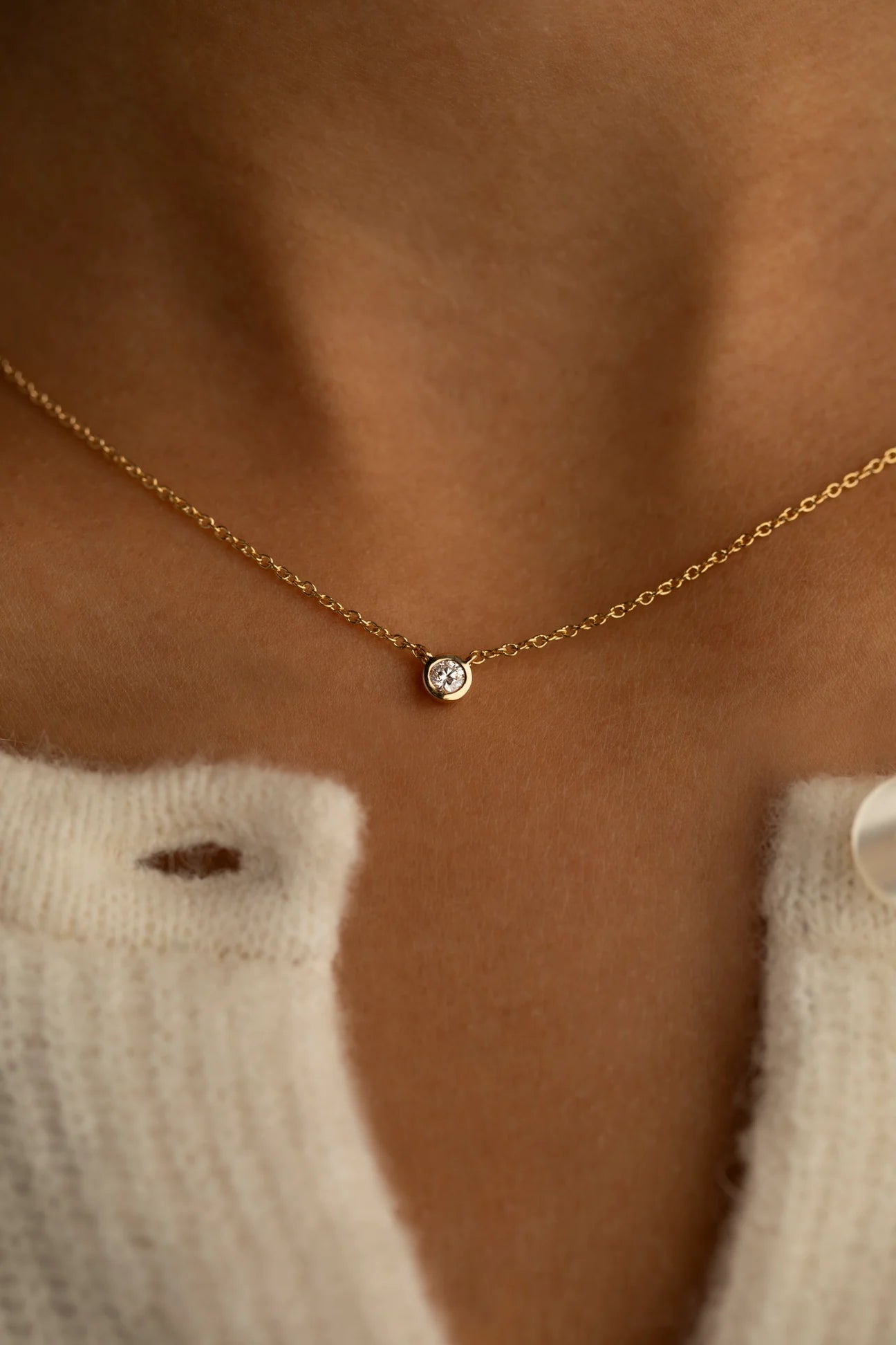 Stella Solitaire Necklace