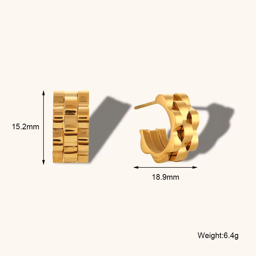 Textured Treasure Earrings