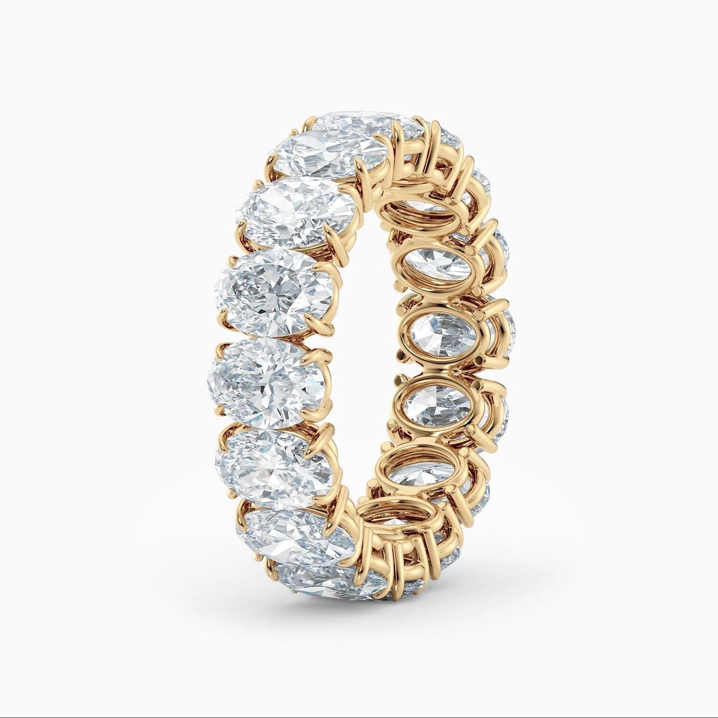 Oval Eternity Band Ring
