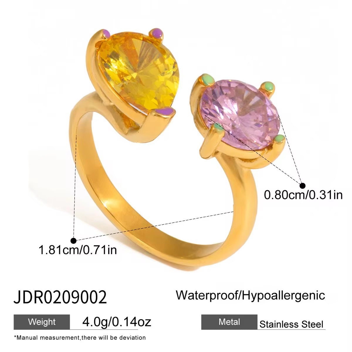 Amour Colorful Ring