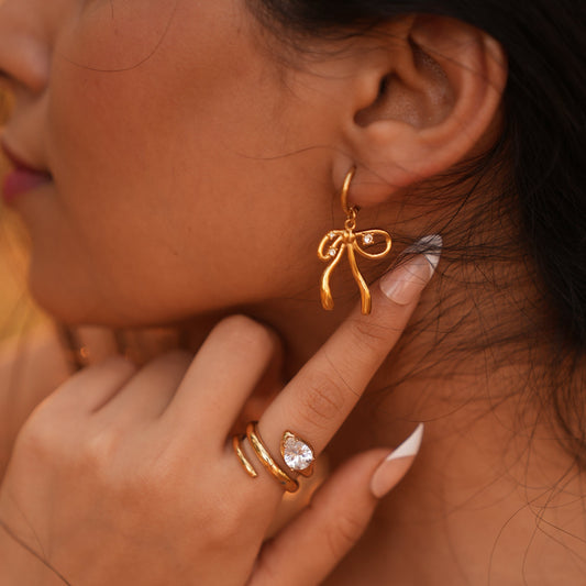 Tira Bow Earrings