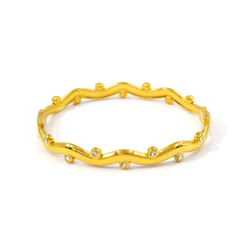 Crystal Wave Bracelet