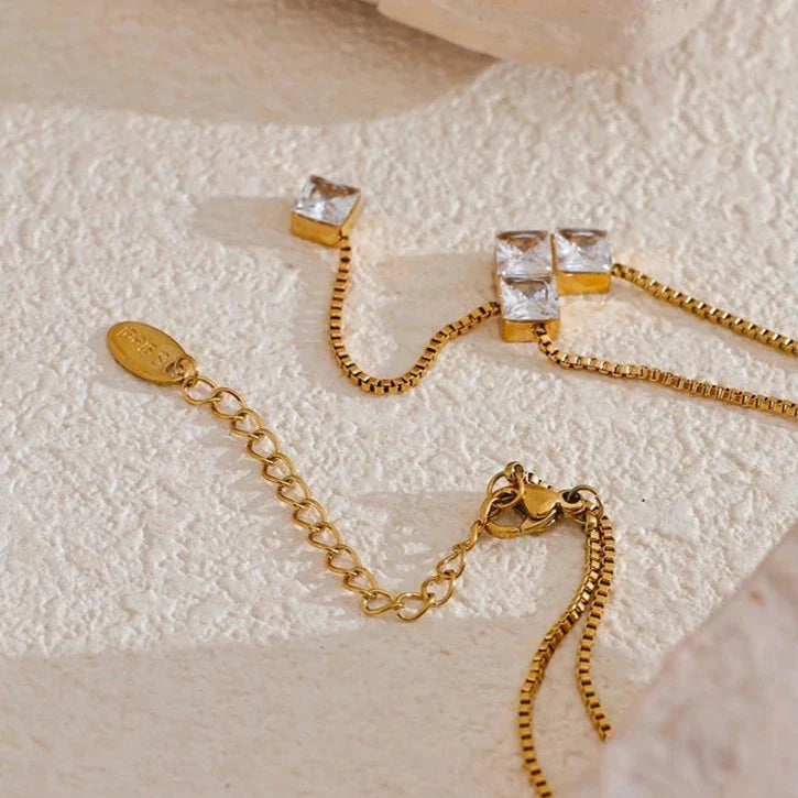 Cascadian Glow Diamond Necklace