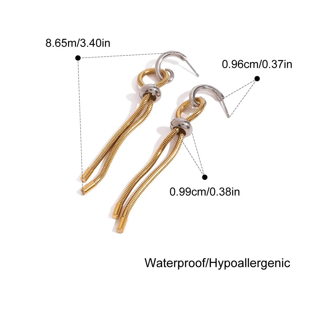 Elara Bimetal Earrings