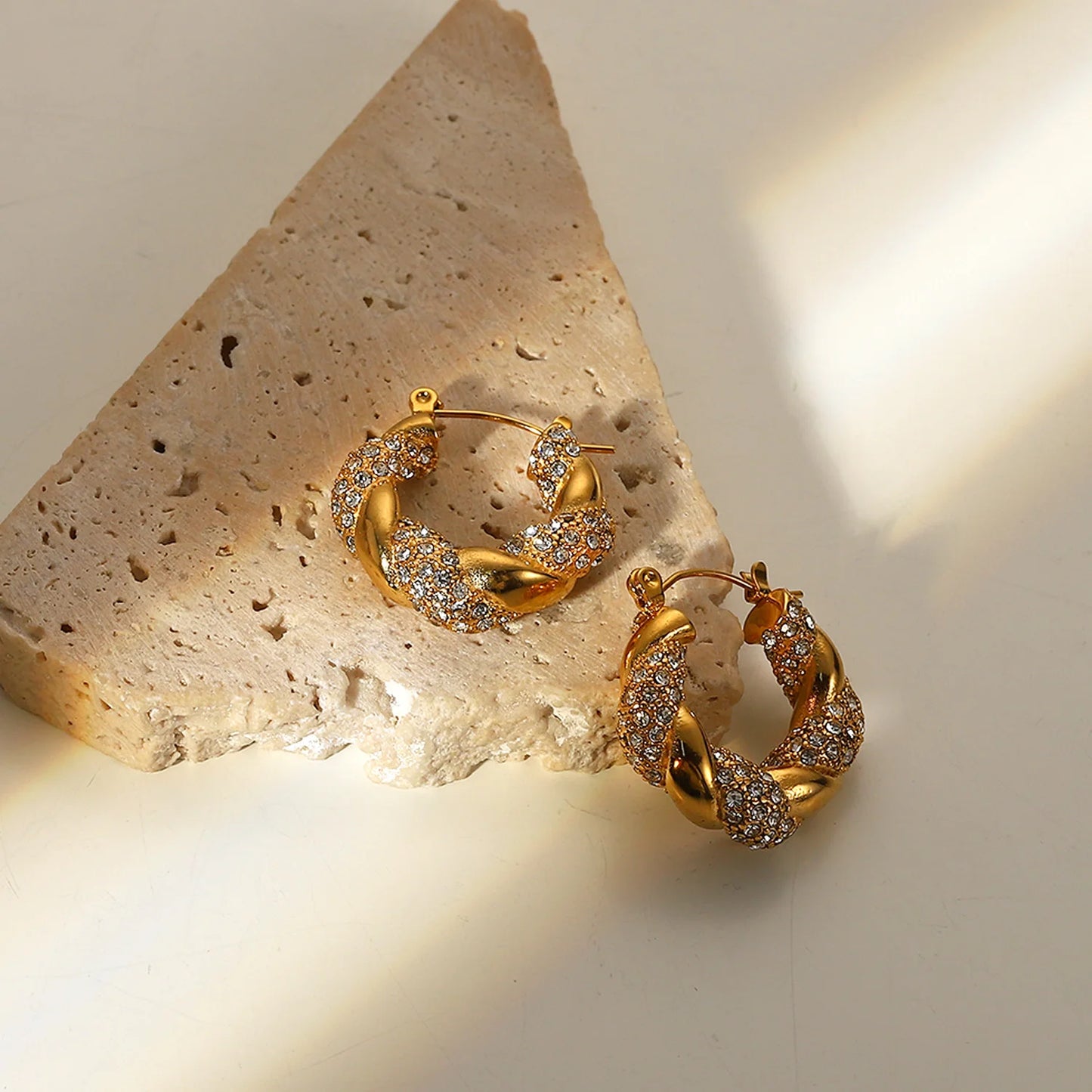 Eternal Sparkle Hoops