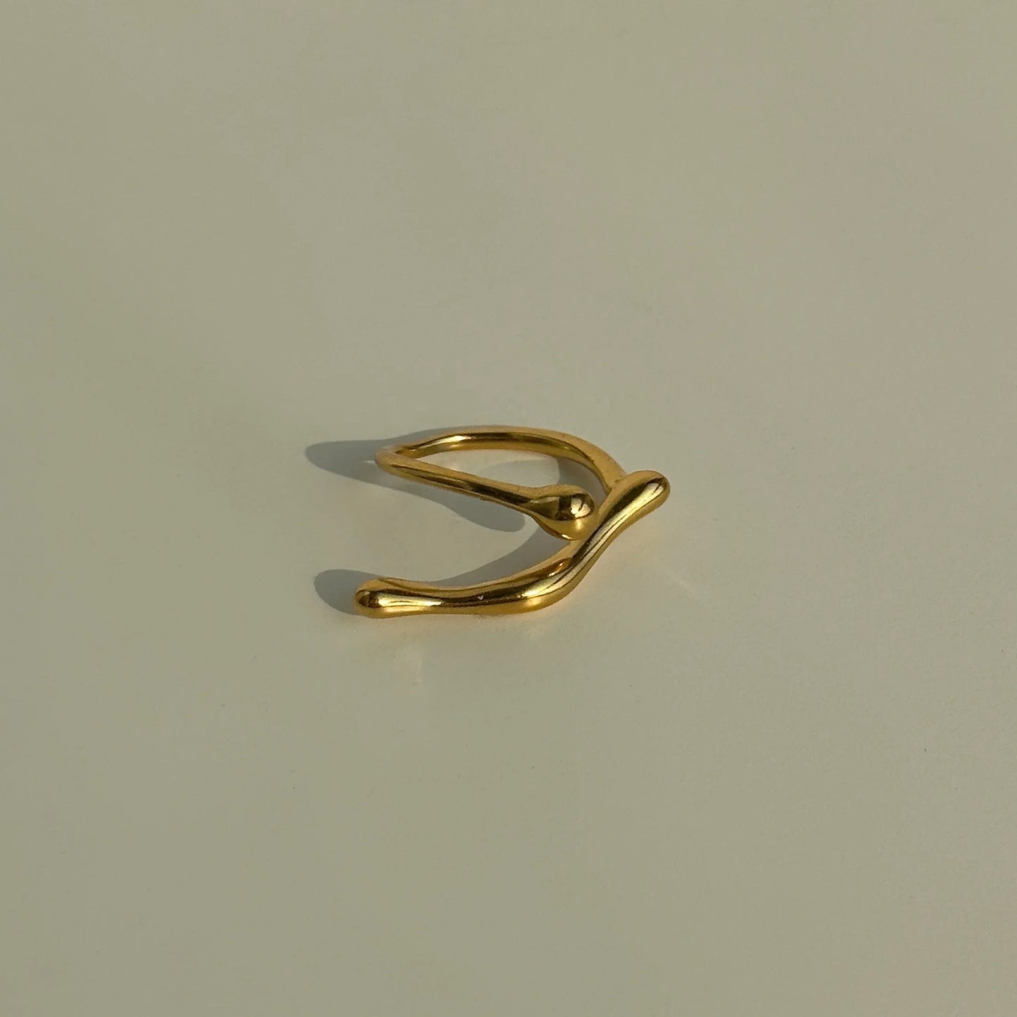 Golden Twig Serenity Ring
