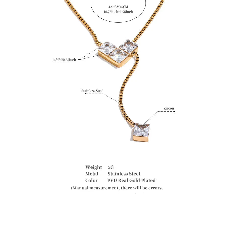 Cascadian Glow Diamond Necklace