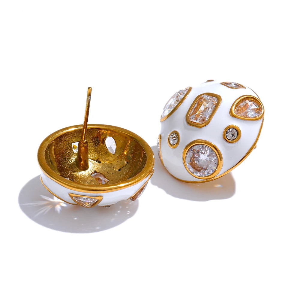Snowdrop Sphere Earrings