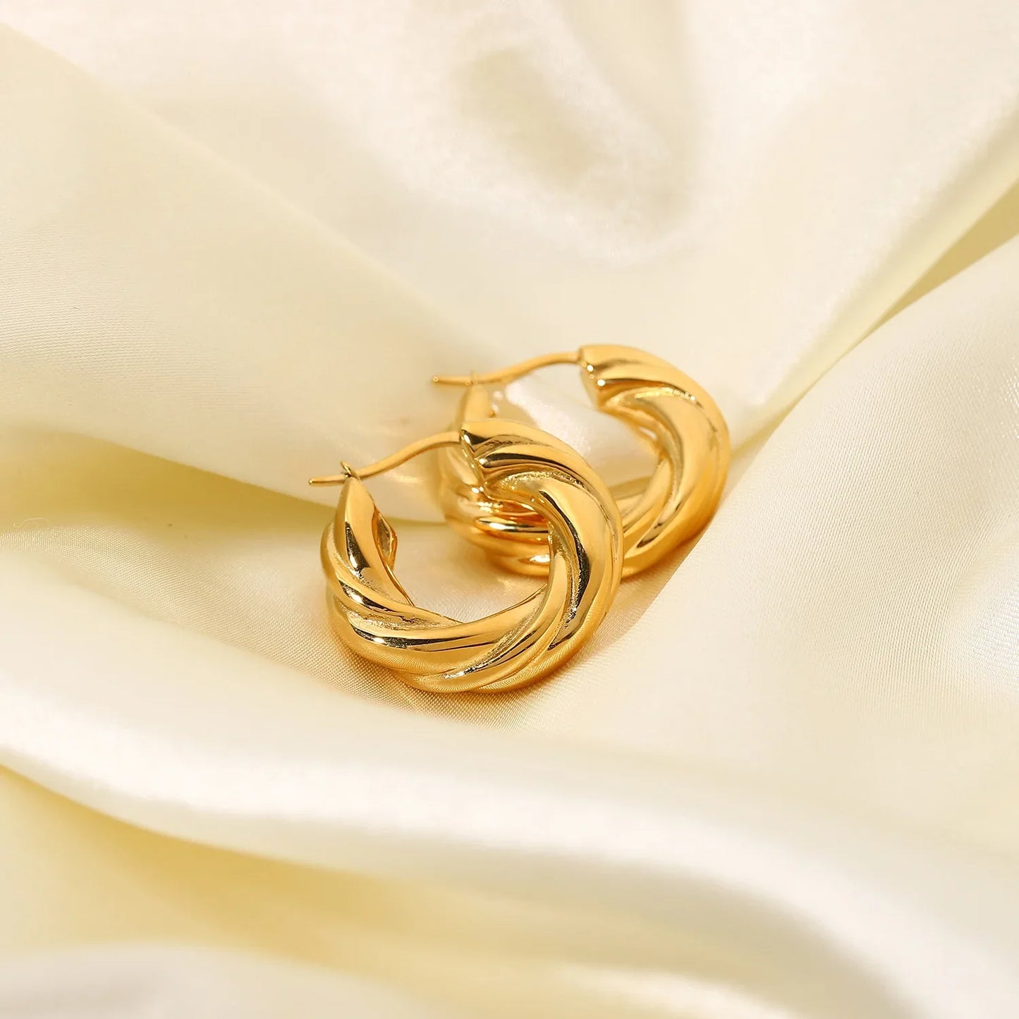 Spiral Twist Elegance Earrings