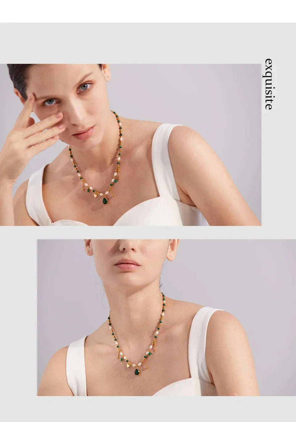 Emerald Diamond Necklace