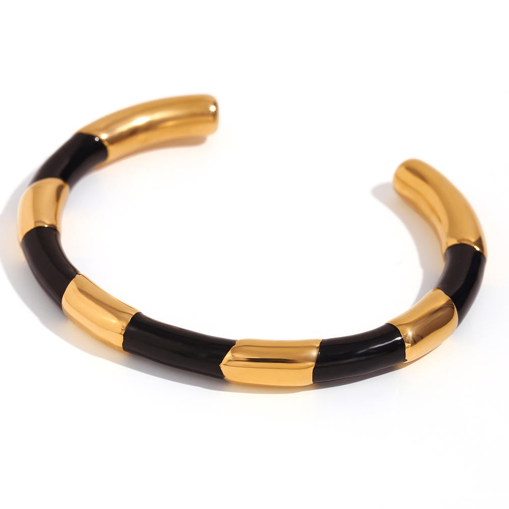 Black Ember Cuff Bangle