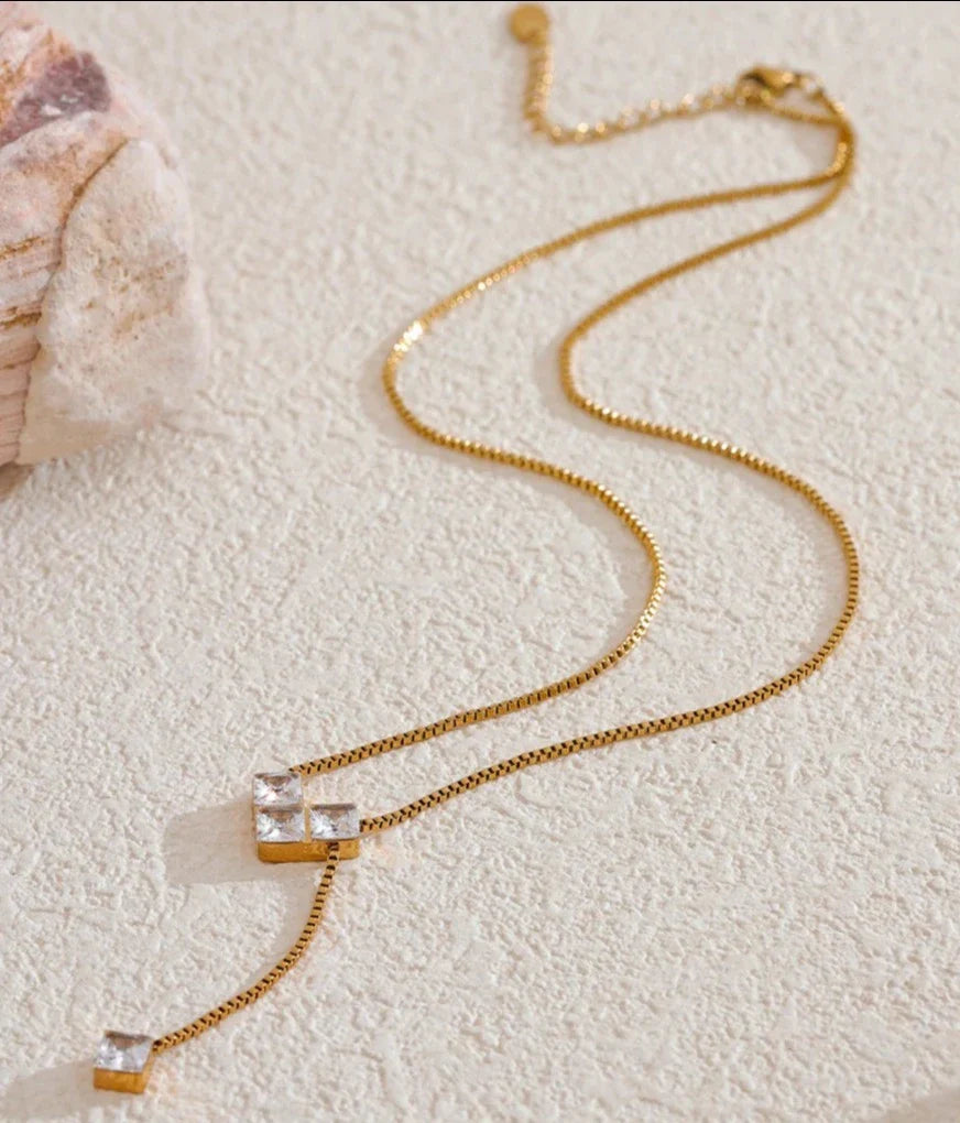 Cascadian Glow Diamond Necklace