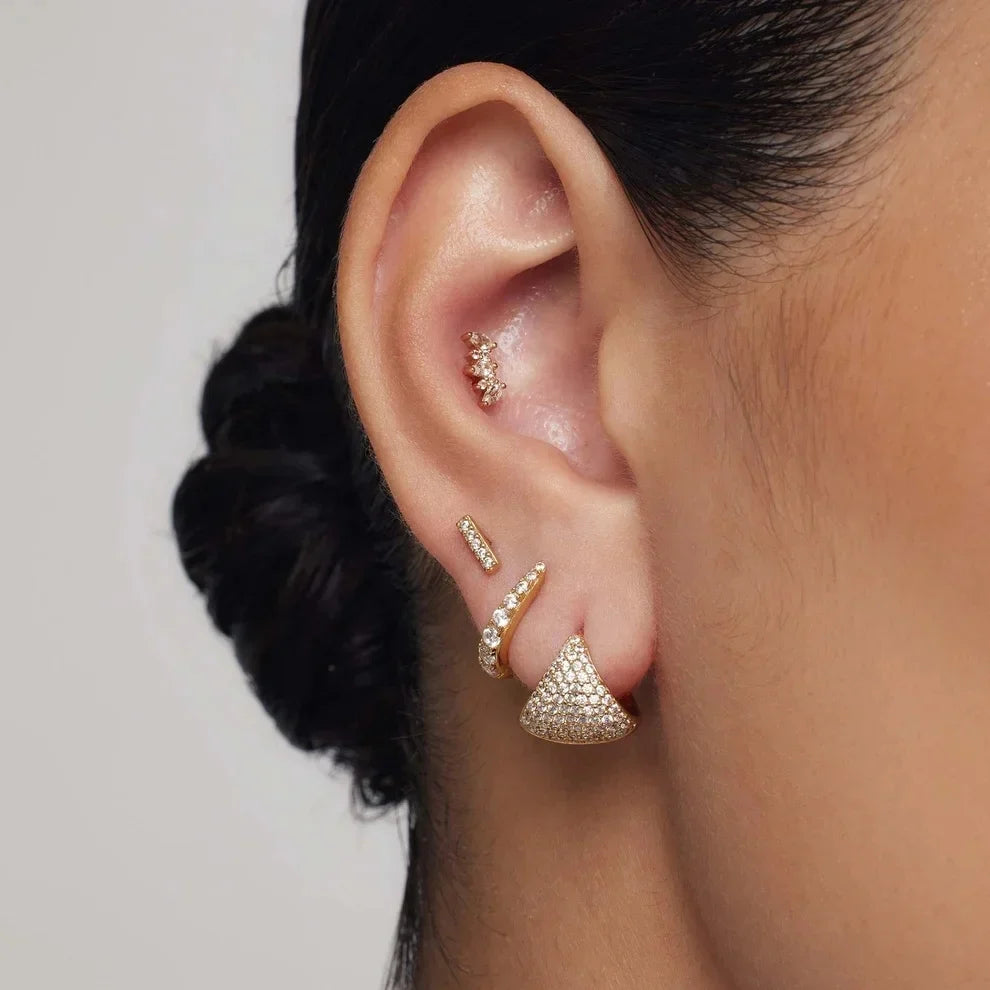 Luminary Diamond Gold Earrings