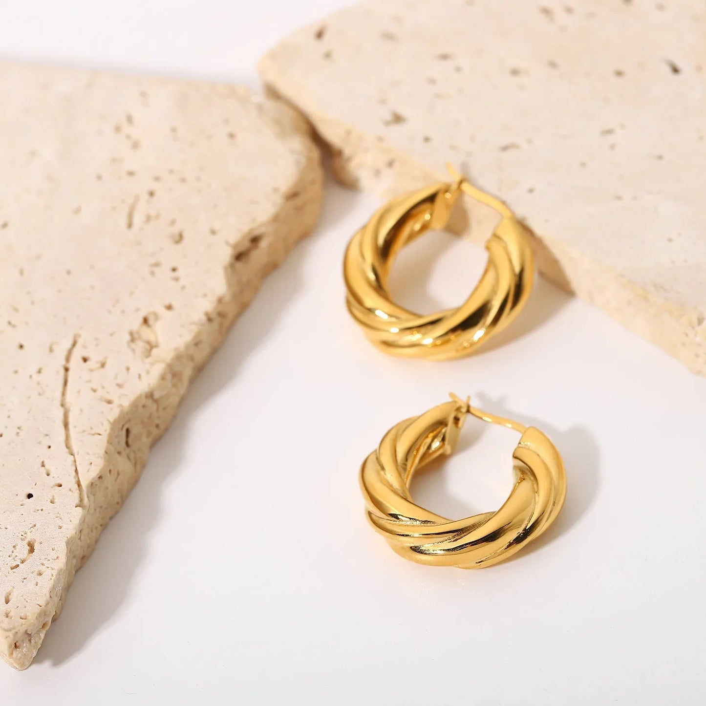 Spiral Twist Elegance Earrings
