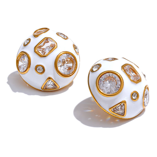 Snowdrop Sphere Earrings