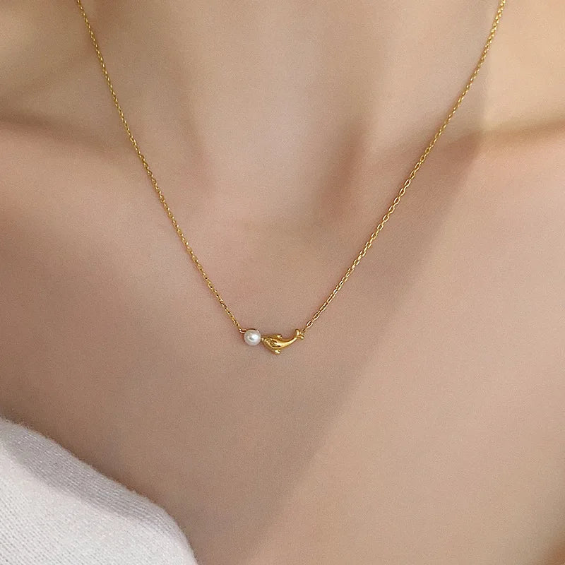 Pisces Pearl Necklace
