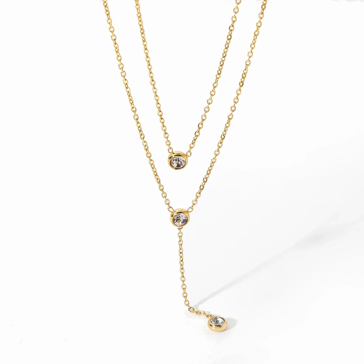 Luxe Lariat Diamond Necklace