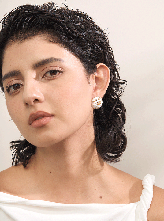 Snowdrop Sphere Earrings