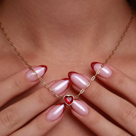 Red Heart Necklace