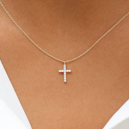 Diamond Cross Necklace