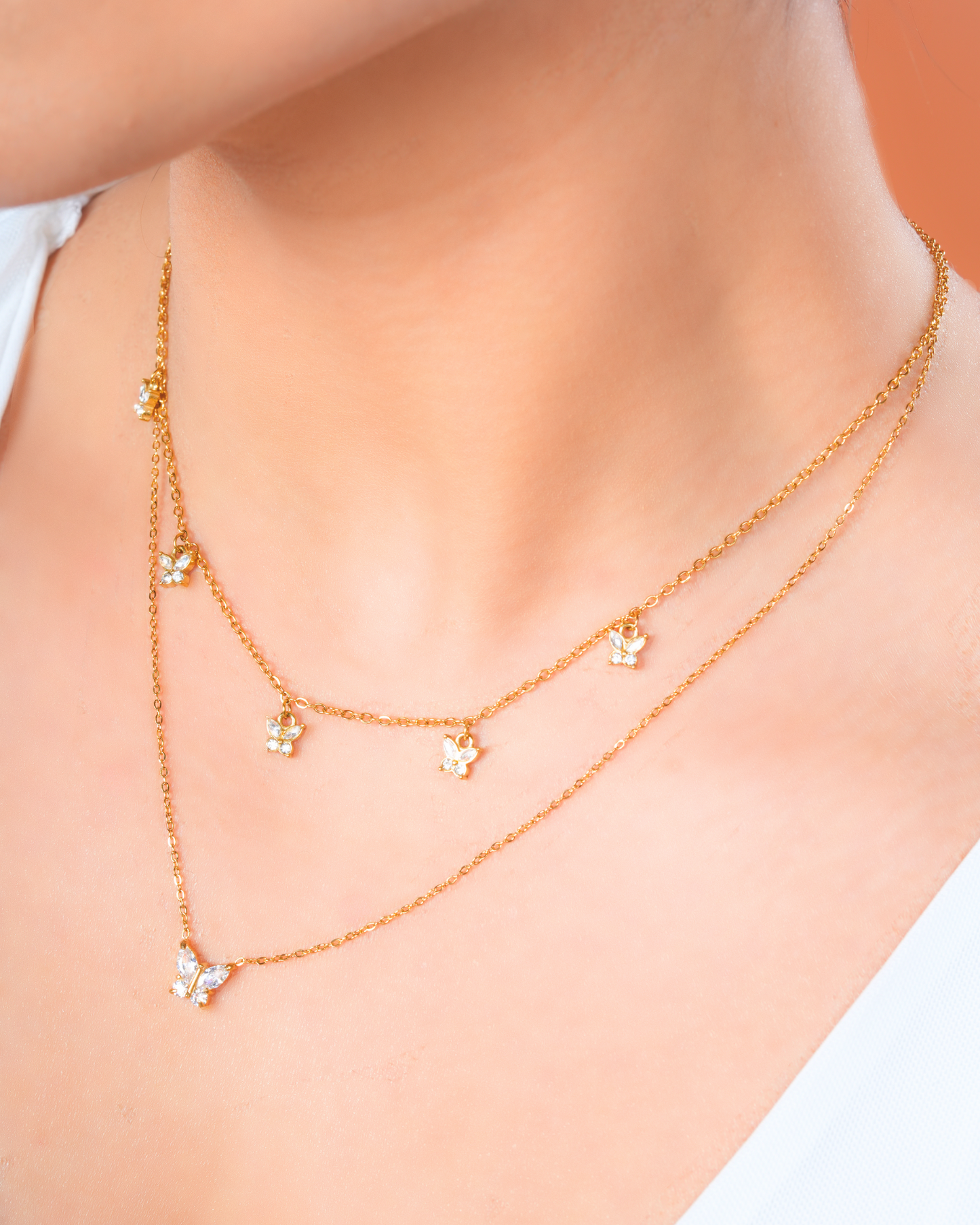 Butterfly Diamond Necklace