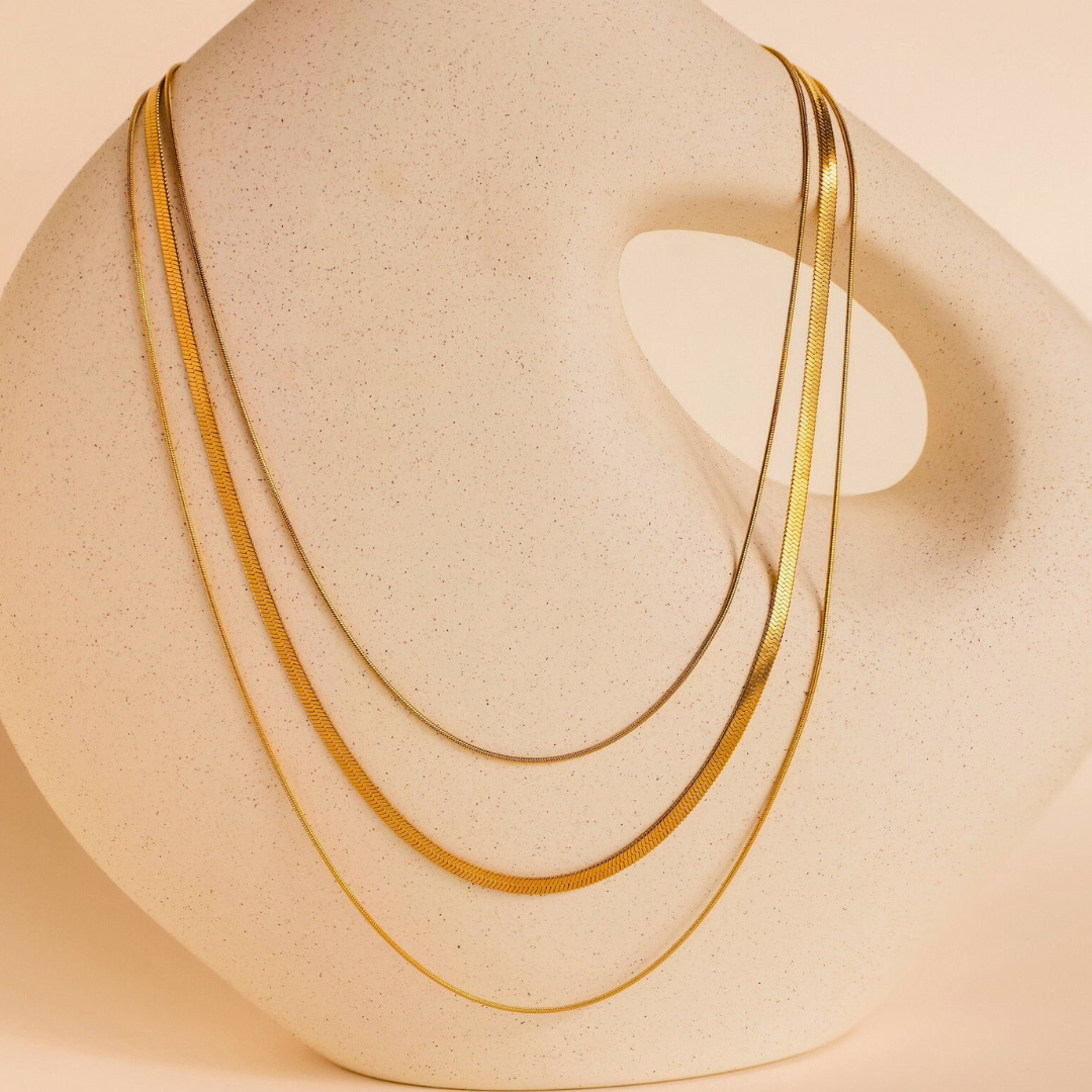 Aurora Trilayer Necklace