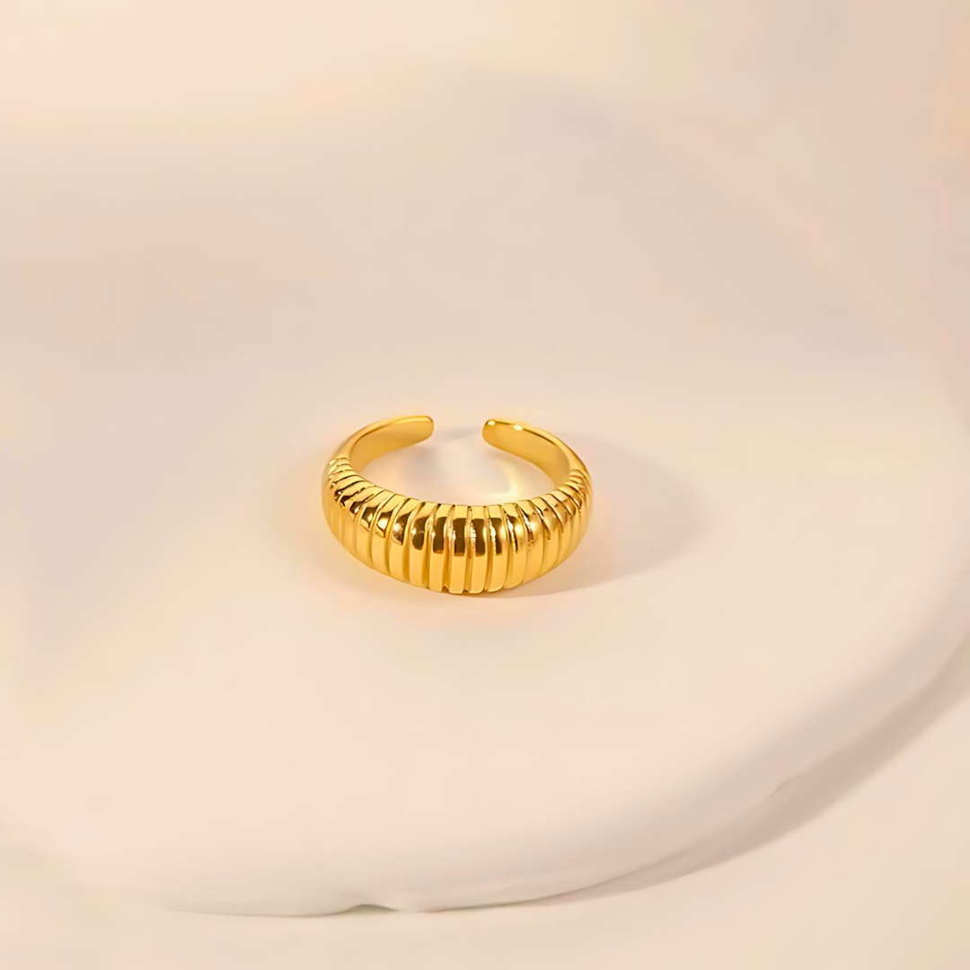 Textured Tides Ring