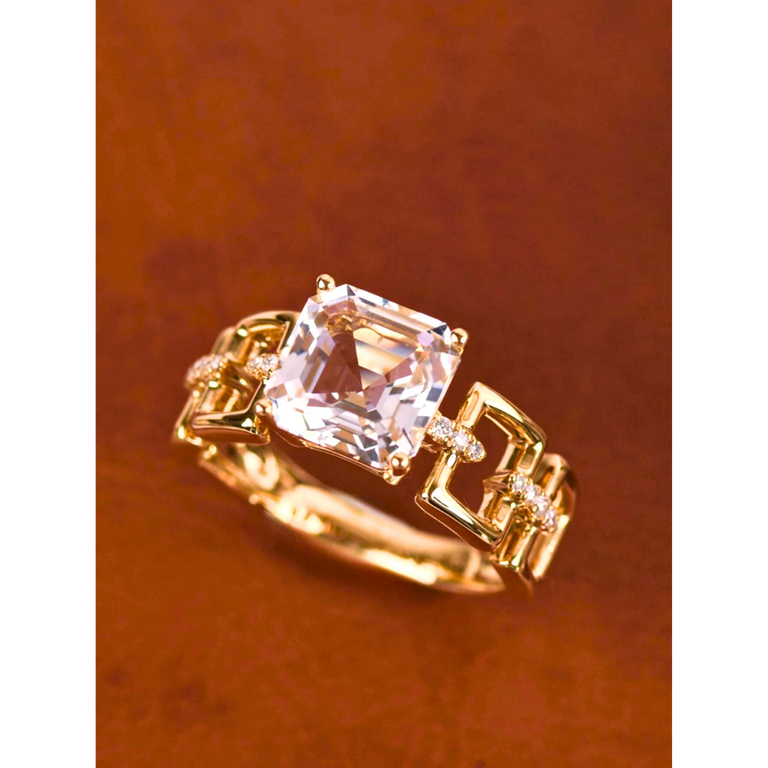 The Cubic Solitaire Ring - 925 Sterling Silver