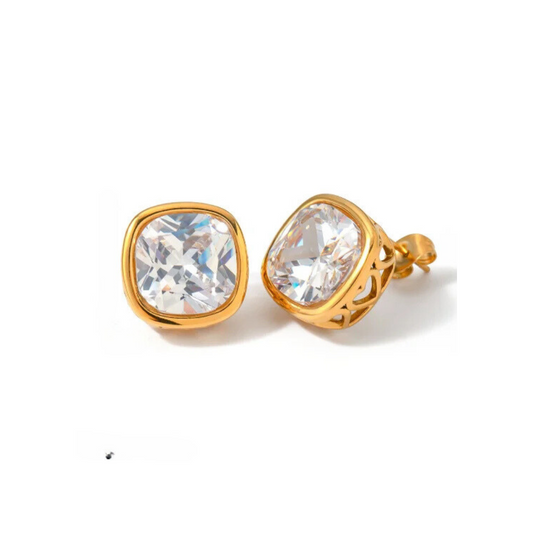 Divine Sparkle Stud Earrings