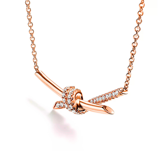 Diamond Knot Necklace