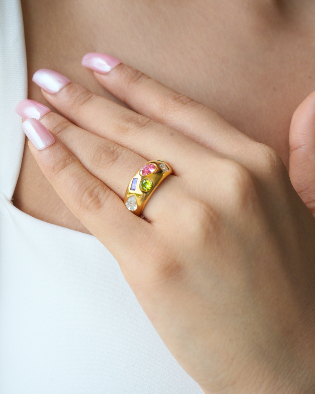 Rainbow Dazzle Ring