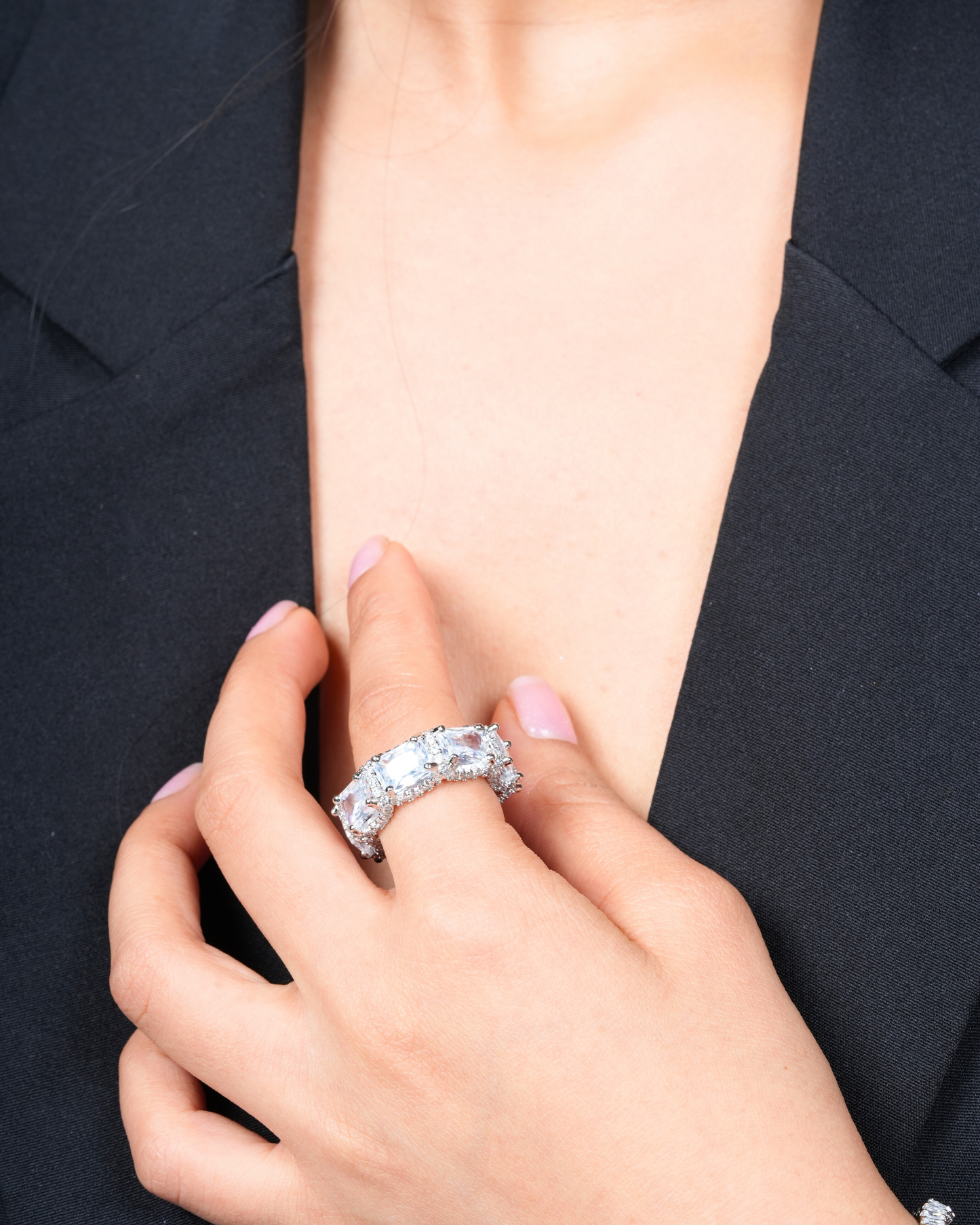 Stardust Cocktail Ring