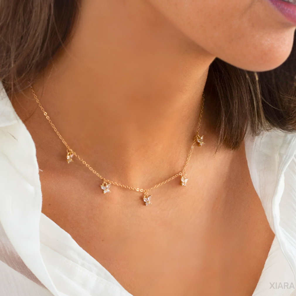 Butterfly Diamond Necklace