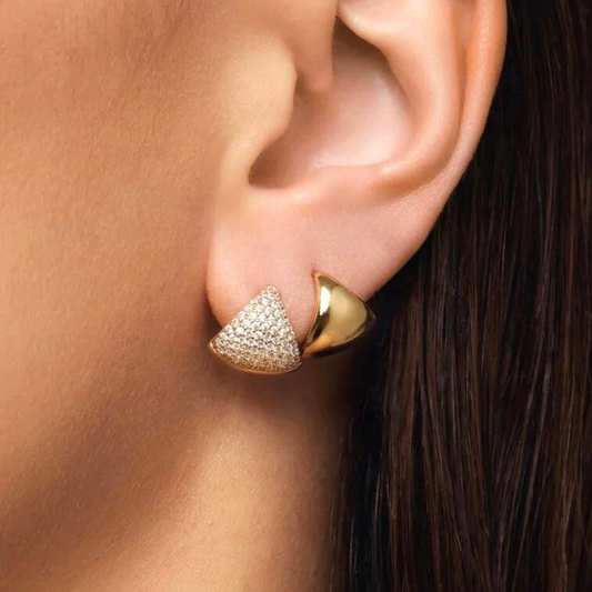 Luminary Diamond Gold Earrings