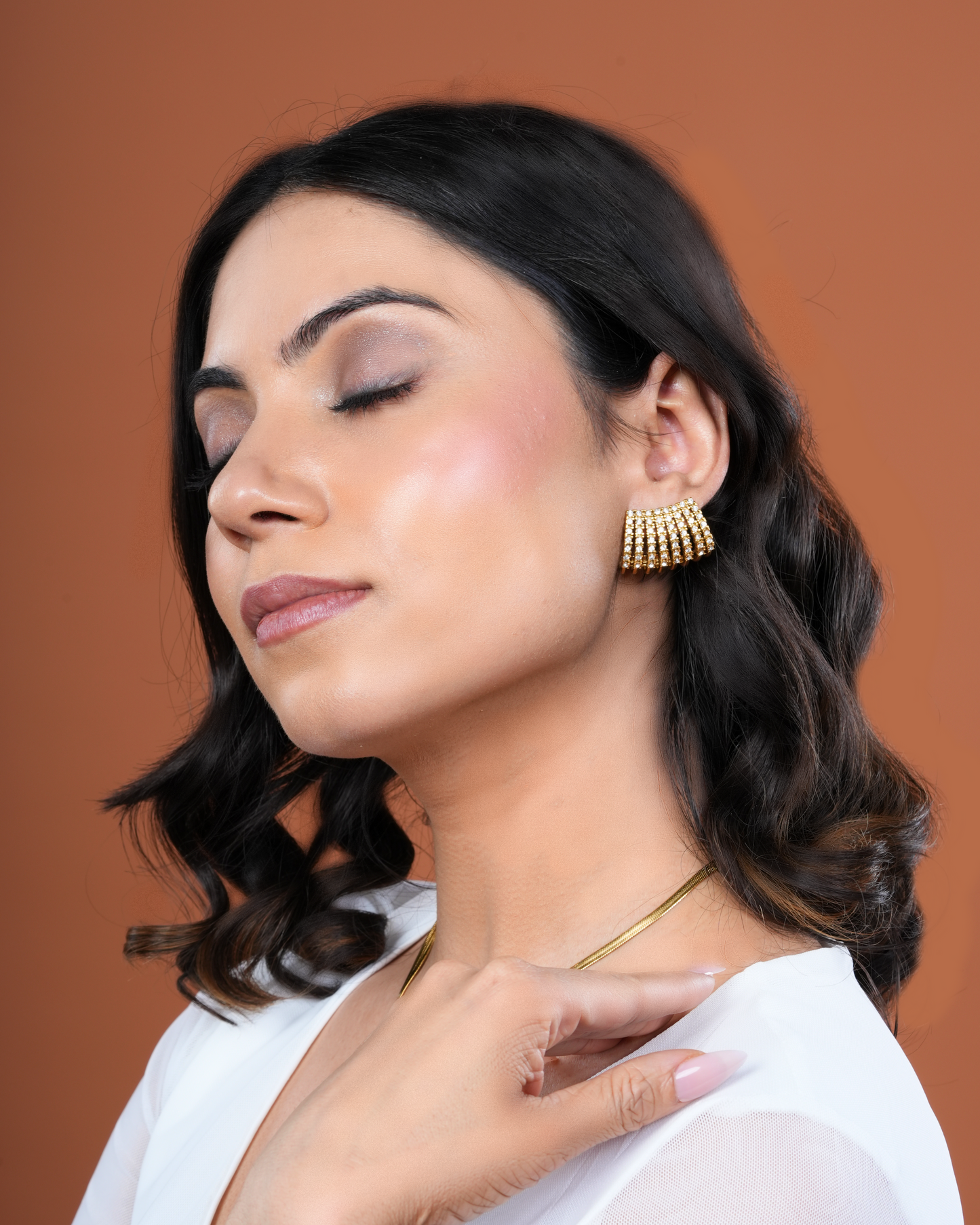 Ava Gold Glow Earrings