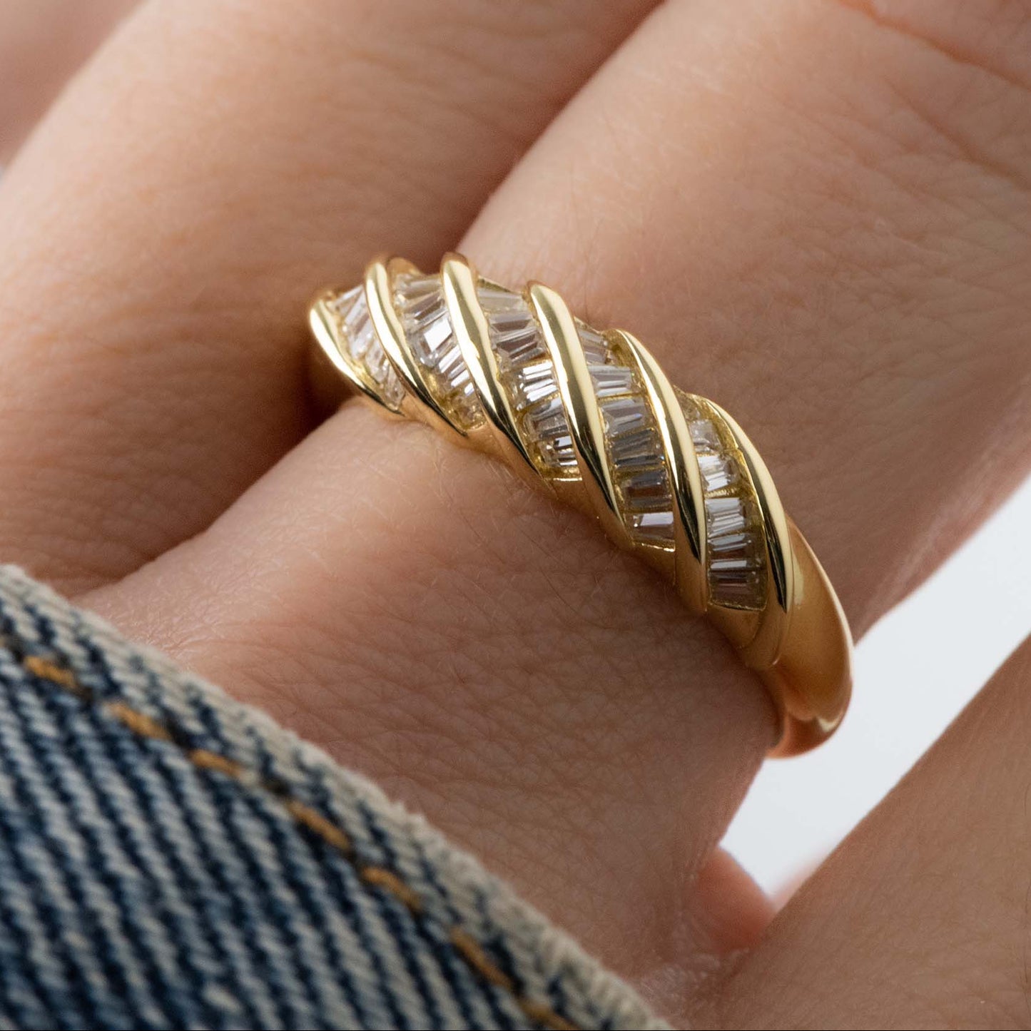 Croissant Band Ring