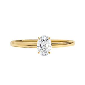 The Oval Solitaire Ring - 1 Carat
