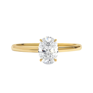The Oval Solitaire Ring - 2 Carat