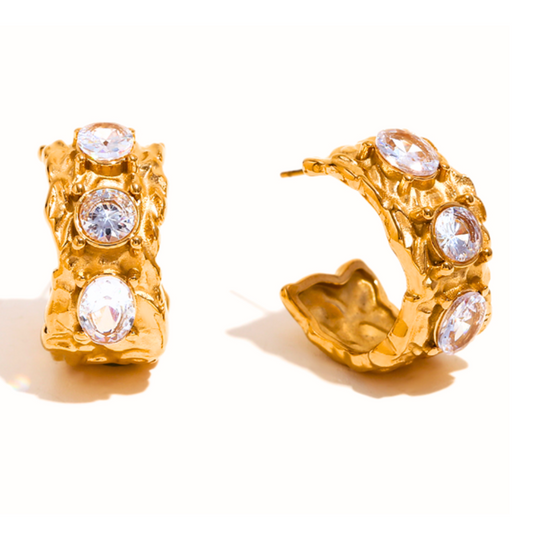 Aabha Vintage Diamond Earrings