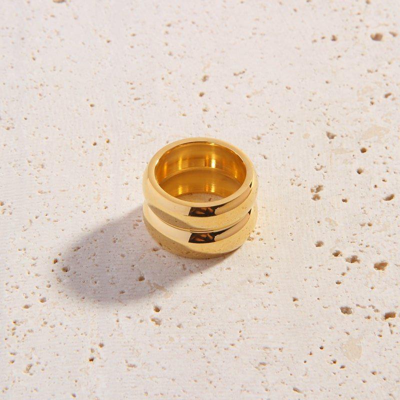 Chunky Double-Band Ring