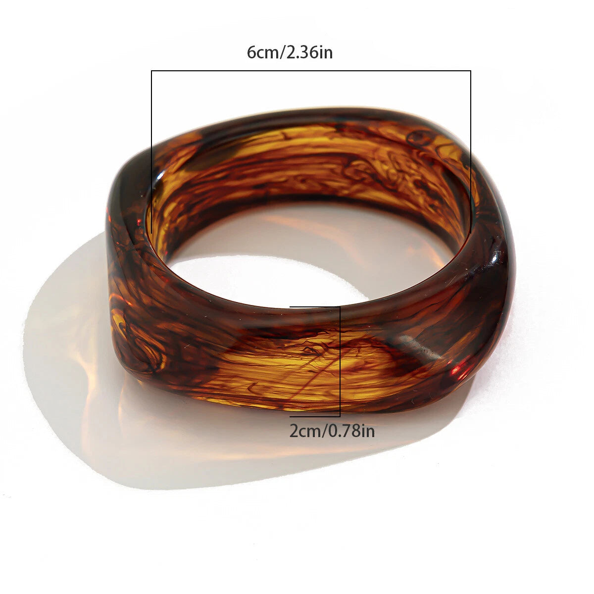 Chunky Acrylic Luxe Bangles