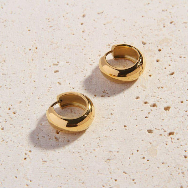 Bella Sphere Gold Earrings