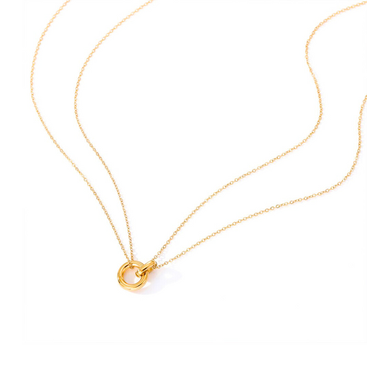 Interlocking Infinity Necklace