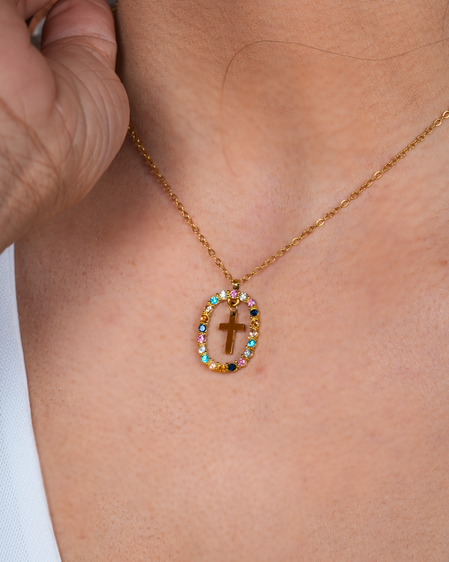 Infinite Grace Cross Necklace