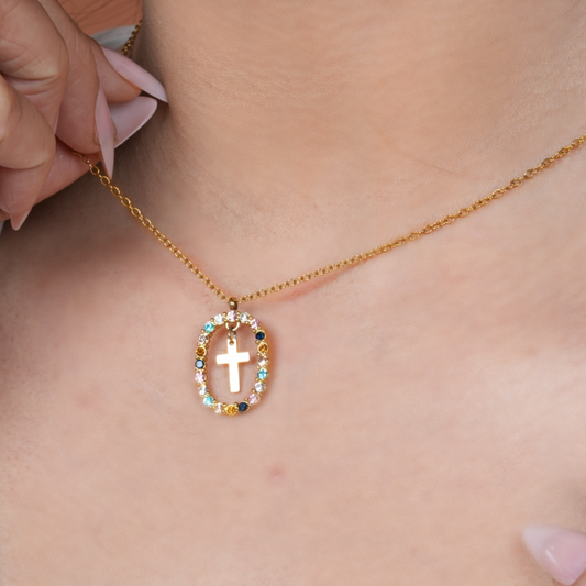 Infinite Grace Cross Necklace