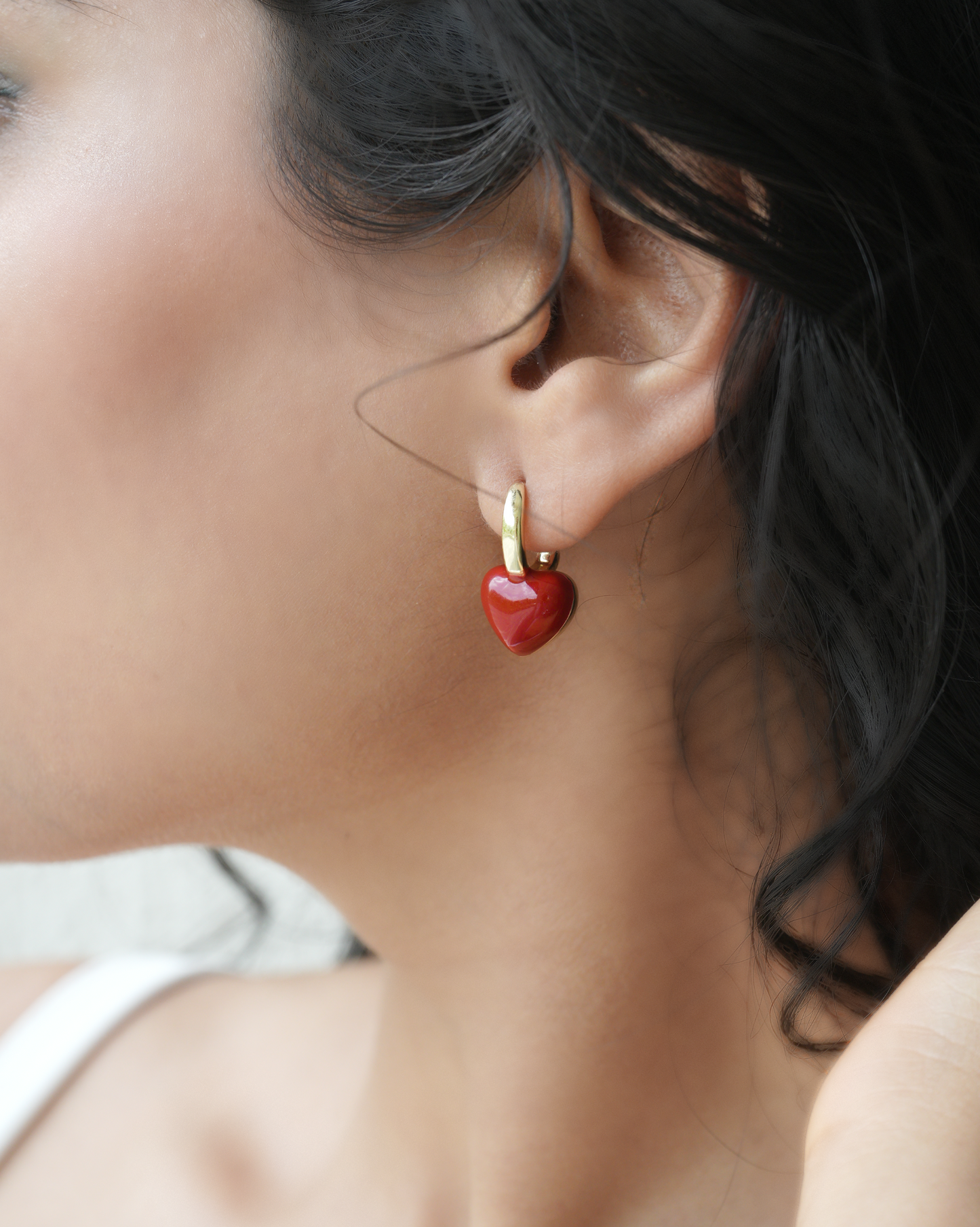 Red Heart Earrings