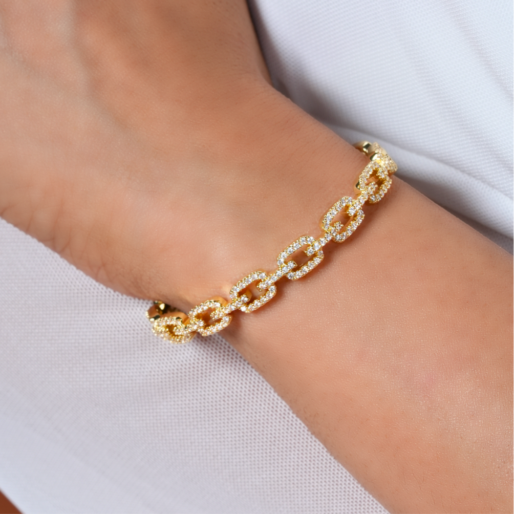 Star Gleam Diamond Cuff bracelet